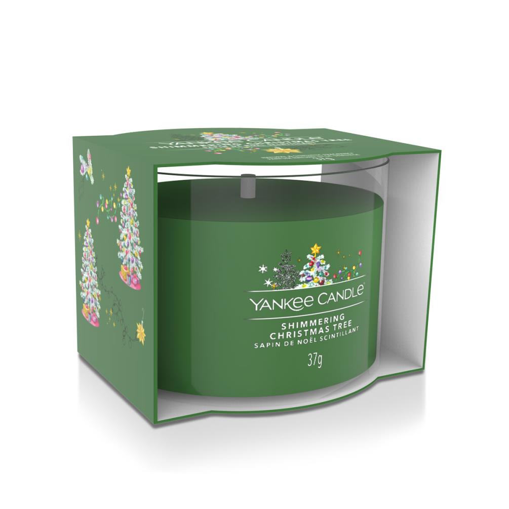 Yankee Candle Shimmering Christmas Tree Filled Votive Candle Extra Image 1